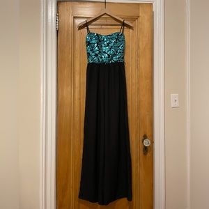 Sequin Strapless 80s Style Jumpsuit, Love Reign